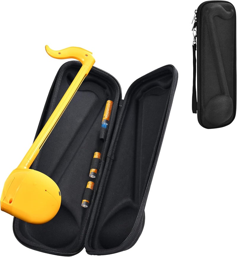 Procase Carrying Case for Otamatone Japanese Electronic Musical Instrument Portable Synthesizer, Storage Organizer Holder for Kids Child Regular Size Instrument Music Toy Accessories -Black - Image 1